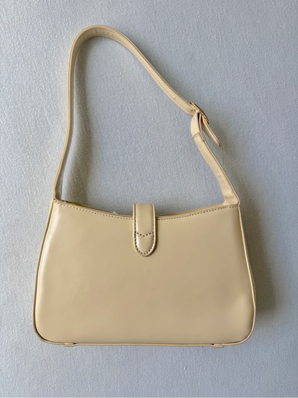 8 Other Reasons Justine Butter Yellow Shoulder Bag NWT Baguette Purse - Picture 3 of 7